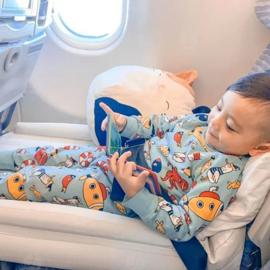 Inflatable Toddler Airplane Bed