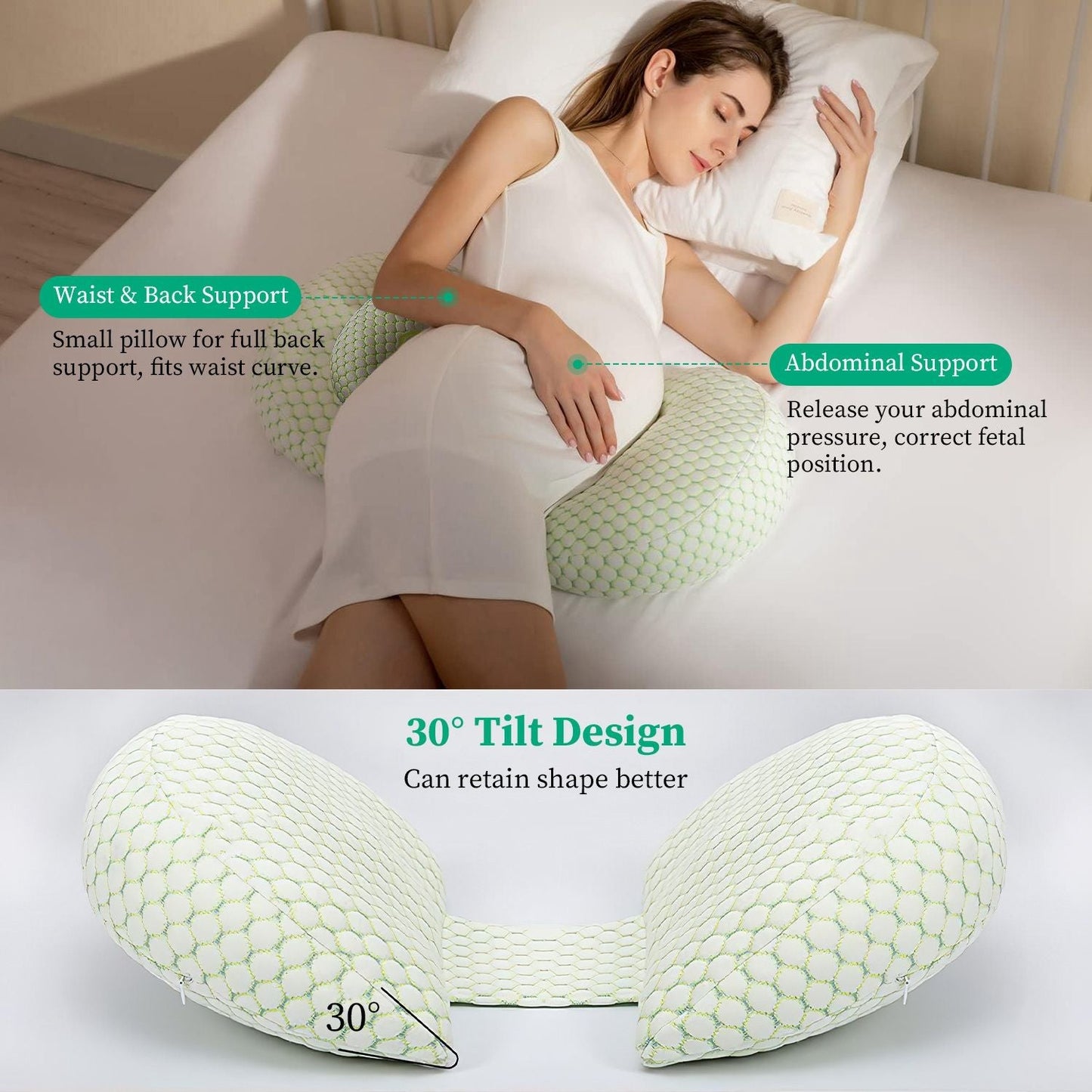 Maternity Pillow Soft Side Sleeper Adjustable